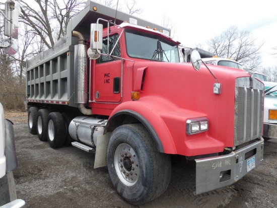1998 Kenworth T800B Triaxle Dump Truck, SN:1NKDX90X9WR778766, Cummins M11-3