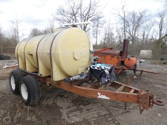 1000g Water Tank Wagon, Pump & Spraybar
