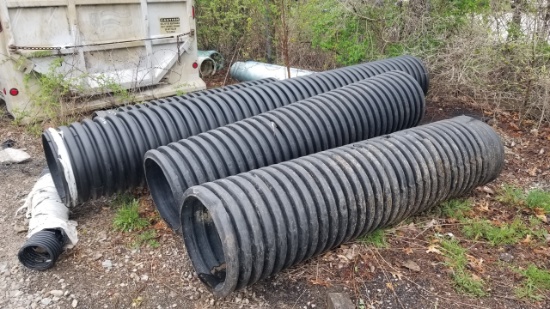 (4) Pcs Black Corrugated Tile Only