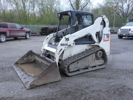 2005 Bobcat T190 Turbo Crawler Skid Loader, SN:527716484, Aux. Hyd, GP Buck