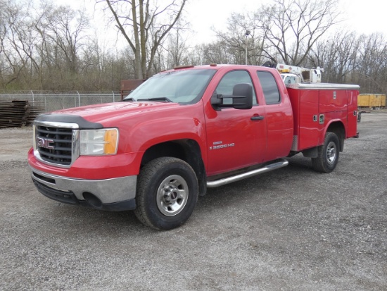 2007 GMC 3500 HD Service Truck, SN:1GDHK39697E562882, Duramax Diesel, Allis
