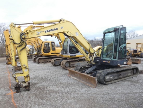 2007 Yanmar VIO75 Mini Excavator, SN:12638, Yanmar Diesel, Cab / Air, Blade