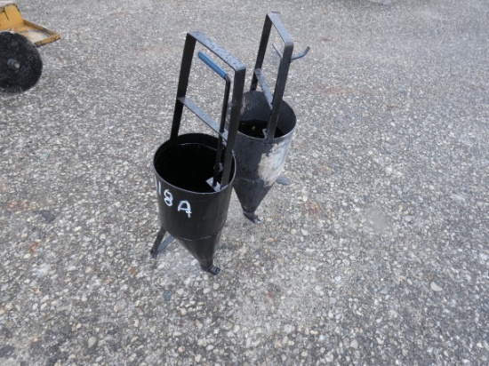 (2) Hand Tar Pots