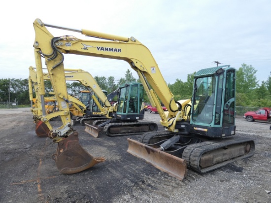 2008 Yanmar VIO75 Mini Excavator, SN:13164B, EROPS w/ Air, Quick Coupler, 1