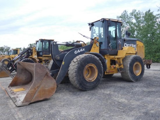 2011 John Deere 644K Wheel Loader, SN:1DW644DZPBE638293, EROPS, GP Bucket,