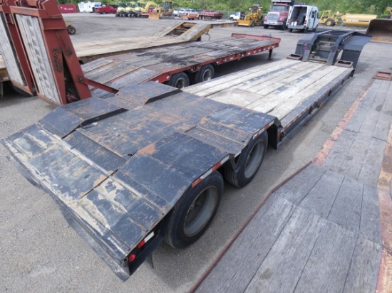 1992 TrailKing TK70 35 Ton Tandem Detach Lowboy, SN:1TKC02425NM071773, 22'6