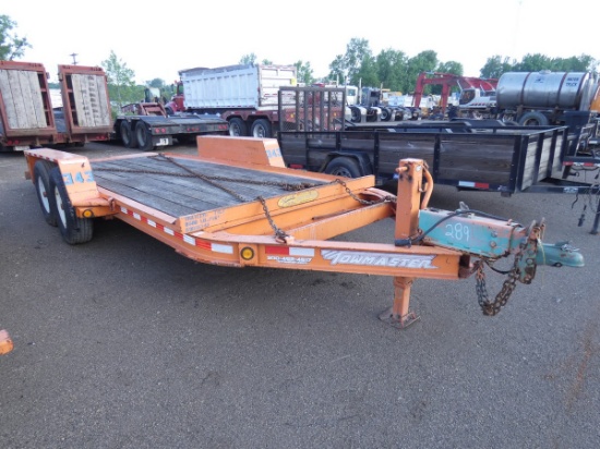 2013 Towmaster 16' Tilt Tag Trailer, SN:4KNTT1625DL161880, Tandem, 8500#