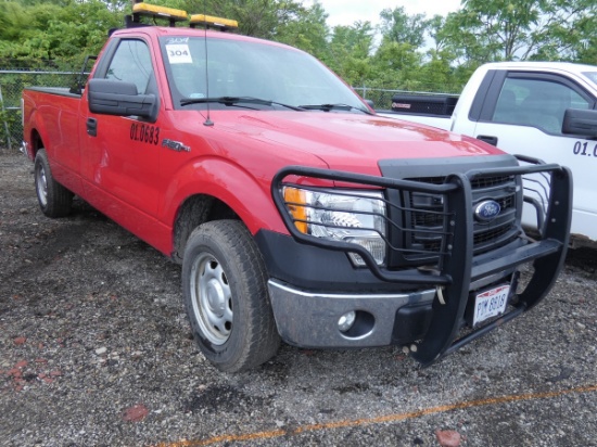 2014 Ford F150 Pickup, SN:1FTNF1CFXEKE26378, Standard Cab, Long Bed, 143,86