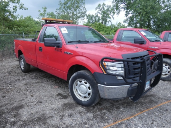 2011 Ford F150 Pickup, SN:1FTNF1CF7BKD53255, Standard Cab, Long Bed, 122,99