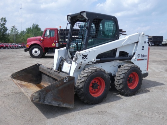 2012 Bobcat S630 Skid Loader, SN:A3NT14061, EROPS w/ Air (Door in Container