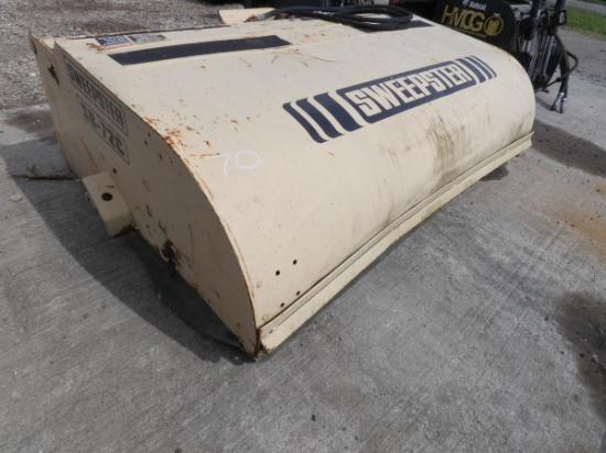 Sweepster SB72C Skidloader Sweeper Attachment, SN:9937017