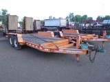 2013 Towmaster 16' Tilt Tag Trailer, SN:4KNTT1627DL161881, Tandem, 8500#