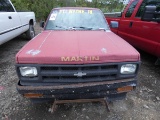 1993 Chevy S10 Pickup, SN:1GCCS14AXP8165498