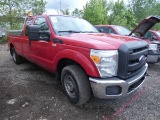 (NR) 2015 Ford F250 Ext. Cab Pickup, (Not Running) SN:1FT7X2A6XFEA47458, Lo