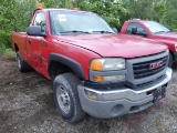 (NR) 2006 GMC 2500 Pickup, (Not Running) SN:1GTHC24U46E247200, Std Cab, Lon