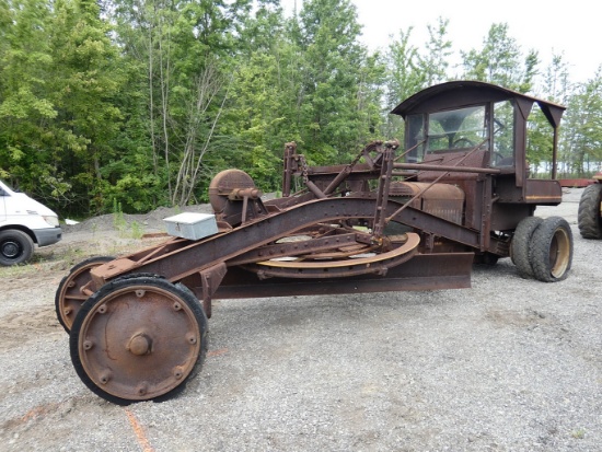 Galion Motor Grader, McCormick Deering Powered