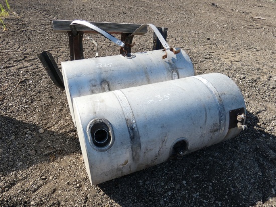 (2) Alum. Fuel Tank & Brackets