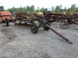 Grey Unknown Pull-Type Grader, Solid Wheels