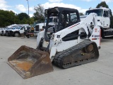 2014 Bobcat T650 Track Skid Loader, SN:A3P018032, Kubota V3307 Turbo, ROPS,