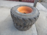 (2) 12-16.5 Bobcat Tires & Rims