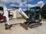 2013 Bobcat E32 Mini Excavator, SN:A94H17218, Cab / Air, Keypad, Radio, Hyd