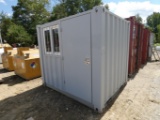 6'6''x8' Tool Storage Container / Office, w/ Man & End Doors.