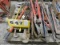 Pallet of Ridgid Tools, Wrenches, Cutters, etc