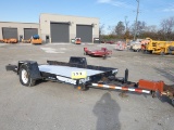 2001 Towmaster T-5 5000# S/A Tilt Tag Trailer, SN:4KNTT14161L163594, 78''x1