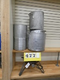 LP Cooker Stand & Pots