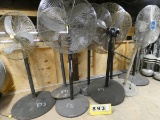 Lot of (8) Parts Pedestal Fans / Not working