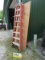 Orange 8' A-Frame Fiberglass Step Ladder