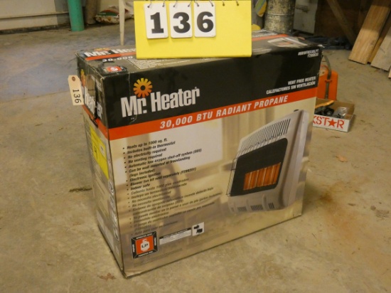 MrHeater 30k BTU Radiant LPG Heater (unused)