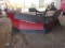 Boss 8'2' PolyV DXT V-Snow Plow, Very Little Use. Includes Mounts for 2015
