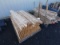 (2) Pallets Wood Stakes