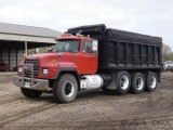 1998 Mack RD688S Triaxle Dump Truck, SN:1M2P267C2WM035664, Mack 350, Fuller