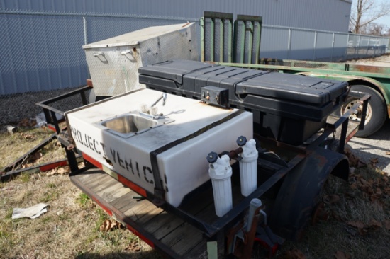 (2) Wrecked Tag Trailers