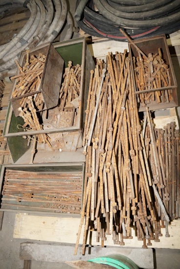 Pallet of Concrete Hardware - Coil Rod & Plates