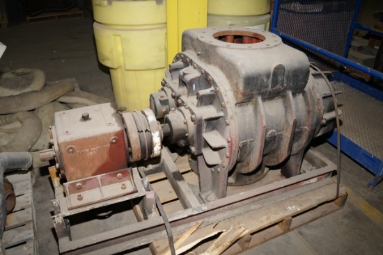 Rebuilt Roots 10x17JH Vac Truck Blower SN:39487, from Lg. Supervac "Suck tr