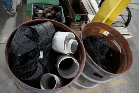 2 Barrells of Drainage Tile & PVC