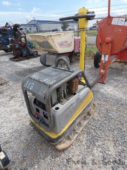 Wacker Neuson DPU5545 Plate Compactor, SN:10063131, Hatz Diesel