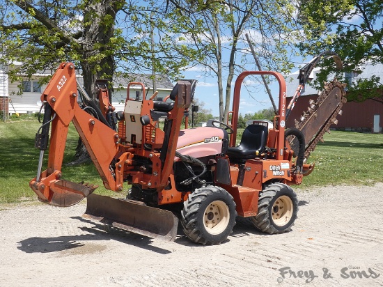 2005 Ditch Witch RT40 RT Trencher, SN:206, H314 Sideshift Trencher, A322 Ba