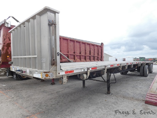 2006 Fontaine 48' Flatbed Tandem Trailer, SN:13N14830361536006, Alum. Deck,