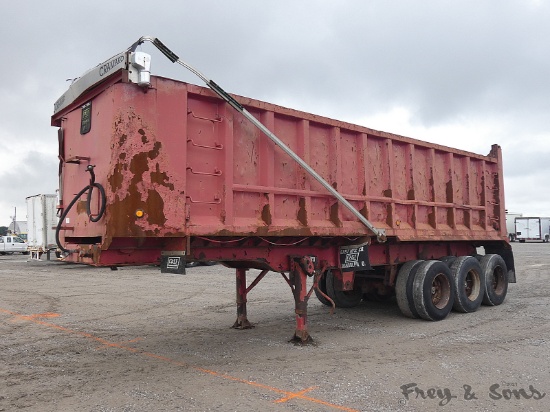 1996 East 28' Steel Triaxle Dump Trailer