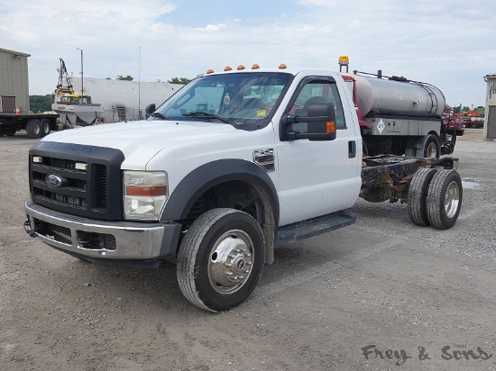 2008 Ford F550 Cab & Chassis, SN:1FDAF56RX8EA70816, 6.4 PS Diesel, Auto, PW