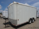 2000 Interstate 8' x 16' T/A Enclosed Trailer, SN:1UK500G24Y1033176, Swing