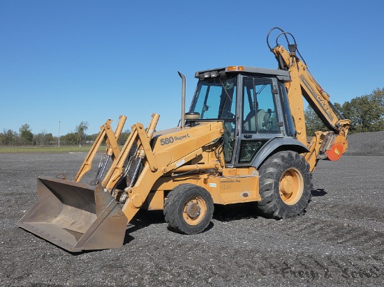 1999 Case 580SL-II 4x4 Tractor Loader Backhoe, SN:JJG0272392, EROPS, 4wd, E