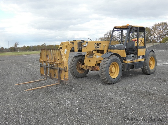 1997 Caterpillar TH83 4x4 Telehandler, SN:3RN00412, ROPS, 13.00x24 Tires, 8