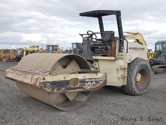 1999 Ingersoll Rand SD100 Smooth Compactor, SN:150224, ROPS, Cummins, Vibra