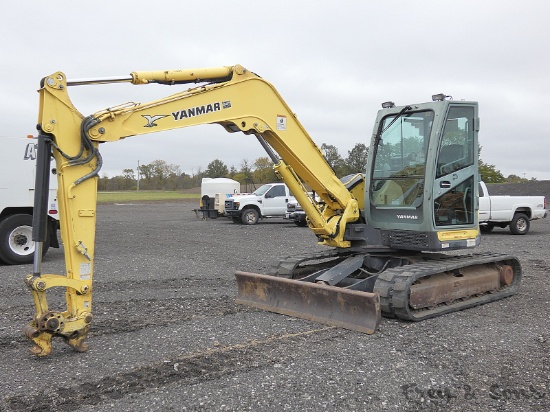 2011 Yanmar VIO-80 Midi Excavator, SN:YMRVIO80CAYY90557A, Aux. Hyd, Blade,