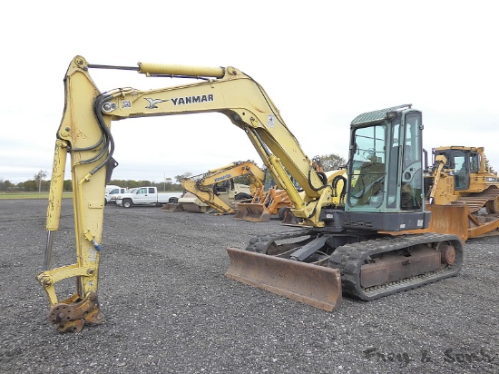 2006 Yanmar SV100 Mid Excavator, SN:J6YY00875, EROPS w/Air, QT Only- Bucket